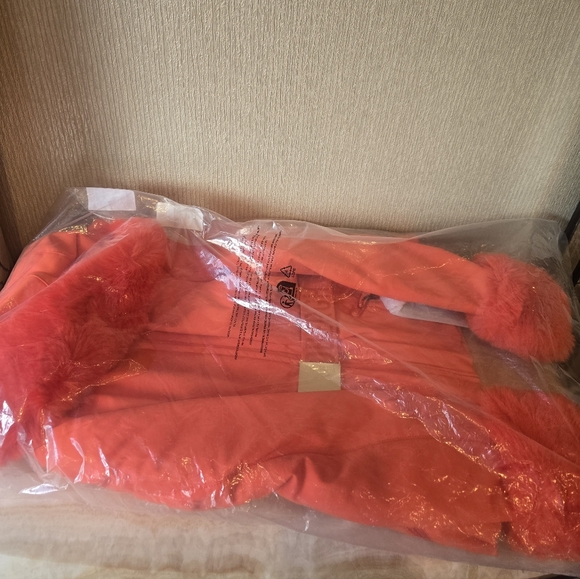 Goldbergh Giselle Ski Jacket Fur Cuffs Orange Goldbergh Giselle Belted Jacket - Picture 13 of 15